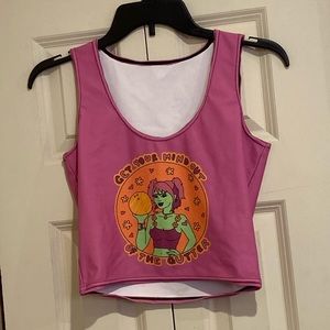 Tunnel Vision Graphic Tank Top